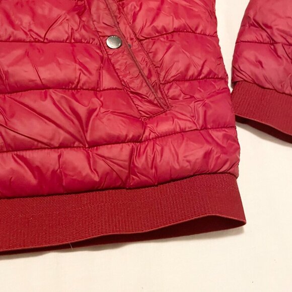 Guess Mens Bomber Jacket Red Size XL - Picture 6 of 16